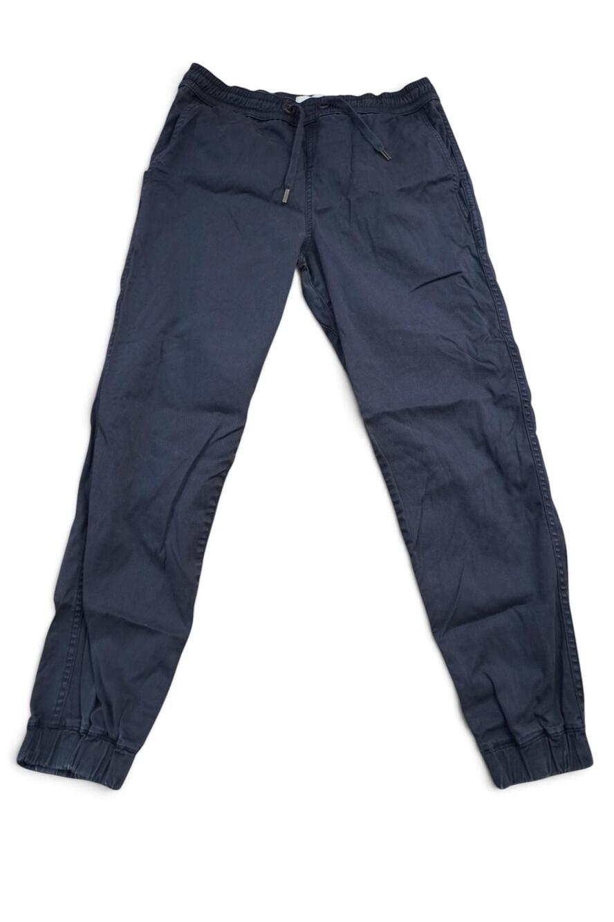 DU/ER No Sweat Jogger Pants Mens Navy Medium 30x27 Stretch Hiking Gym Comfy